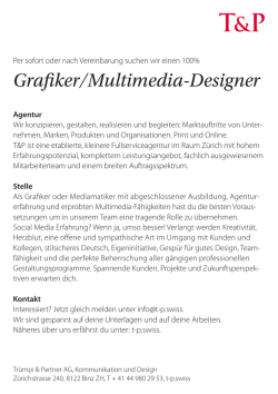 Grafiker/Multimedia-Designer