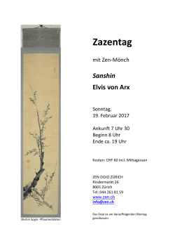 Flyer... - Zen Dojo Zürich
