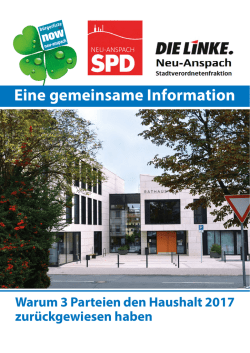 Eine gemeinsame Information - b-now-neu
