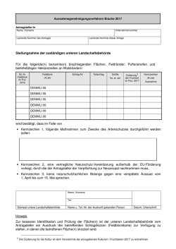 Sammelantrag 2017
