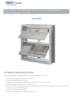 Serie ARK2 - TROX GmbH