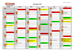 Dienstplan kompakt ab 2008