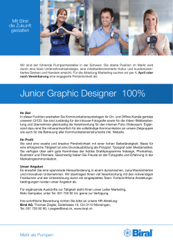 Junior Graphic Designer 100%