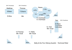 DI-Box 10:Di-Box 11: Betty Mic Vocal