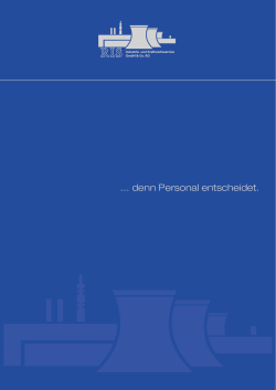 Downloaden Sie unser neues Firmenprofil - RIS Industrie