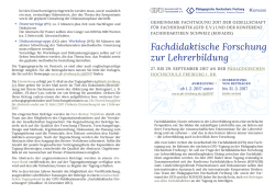 Jahrestagung GFD KOFADIS