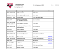 Terminkalender 2017