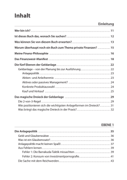 Inhalt - Tredition