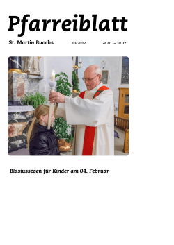 Pfarreiblatt - Pfarrei Buochs