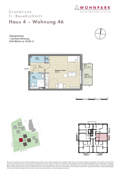 Haus 4 &ndash; Wohnung 46 - Wohnpark Kammerwiesen