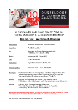 GrandPrix Wettkampf-Randori 2017