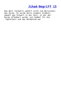 Jihad-Begriff 15