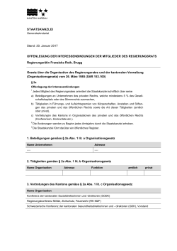Interessenbindungen (Stand 30.1.2017) (PDF, 1 Seite, 27 KB)