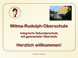 Darstellung der Schule - Wilma-Rudolph