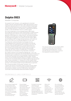 Dolphin 99EX - Honeywell Safety and Productivity Solutions