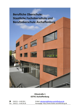 Infobrosch&uuml;re - fosbos aschaffenburg