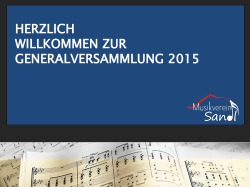 danke - Musikverein Sandl