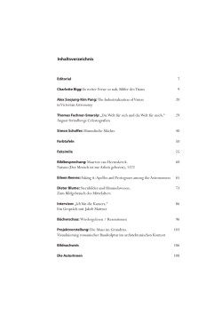 Inhaltsverzeichnis