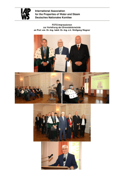 Impressionen der Festveranstaltung