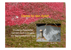 Kleinkindergottesdienst am 18.10.2015 - Graz