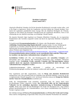 Merkblatt Legalisation - Deutsche Botschaft Algier