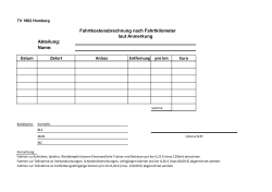 Fahrtkostenerstattung-Formular-Kilometer