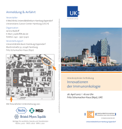 Innovationen der Immunonkologie - Hamburg