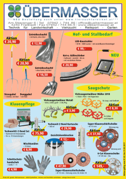 Hof- und Stallbedarf NEU Saugschutz