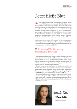 Jetzt flie&szlig;t Blut