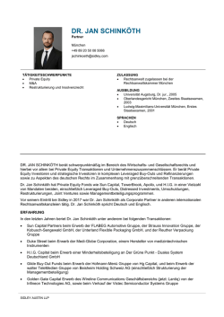 dr. jan schinköth