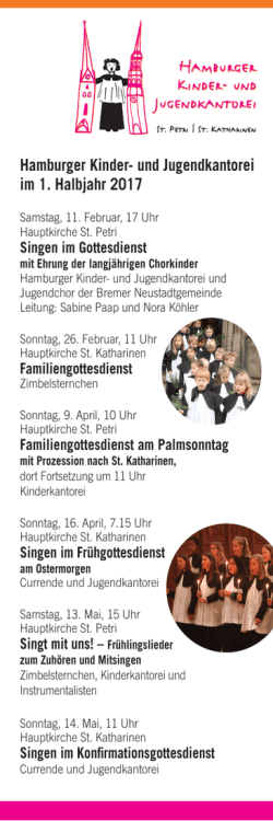 Halbjahres&uuml;bersicht - Hamburger Kinder