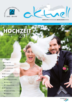HOCHZEIT 2017