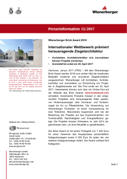 Presseinformation 13/2017