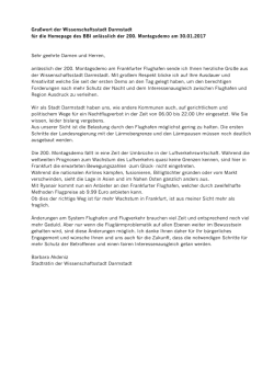 Gru&szlig;wort der Wissenschaftsstadt Darmstadt f&uuml;r die Homepage des