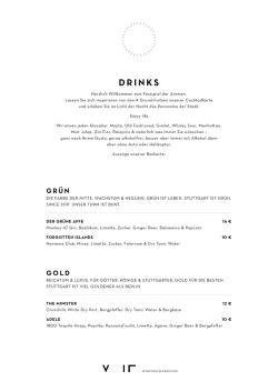 drinks - VOIR SKYBAR