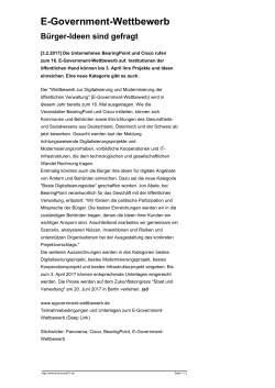 E-Government-Wettbewerb