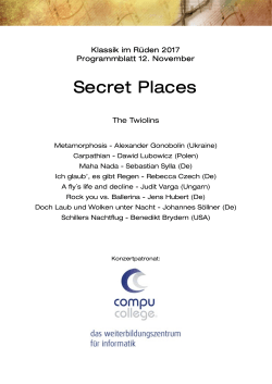 Secret Places - Klassik im Rüden