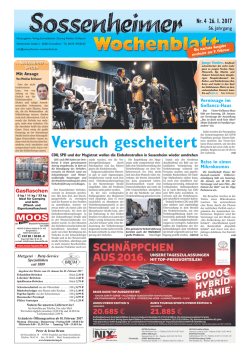 Ausgabe Kw 4/2017 vom 26. Januar 2017