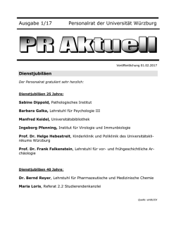 Professionelles Memo - Personalrat