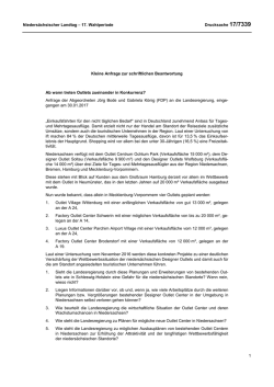Drucksachen allgemein - Nieders&auml;chsischer Landtag