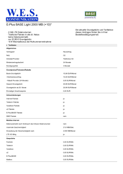 E-Plus BASE Light 2000 MB (+10)
