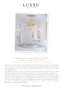 HTTP:// HTTP://WWW.LUXXU.NET Enth&uuml;llung der neuen Sammlung