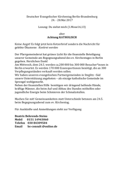 Infos hier... - Heilige Familie