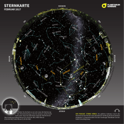 Sternkarte - im Planetarium Hamburg!