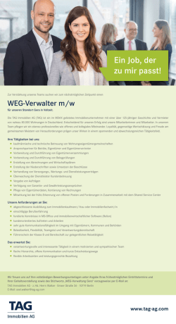 Ein Job, der zu mir passt!