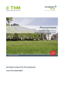 praxisphasen - StudiumPlus