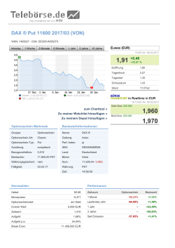 DAX ® Put 11600 2017/03 (VON)