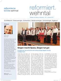 Singen macht Spass, Singen tut gut