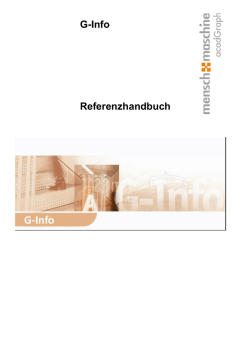 G-Info Referenzhandbuch