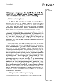 Interner Brief - Bosch